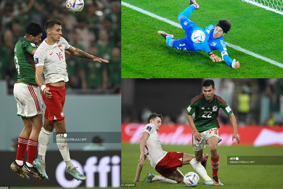 México empató sin goles con Polonia, en su debut en Qatar 2022.