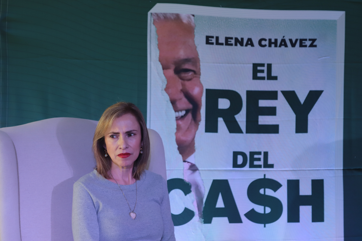 Foto: Valeria Chaparro | Elena Chávez, autora de “El Rey del Cash”.