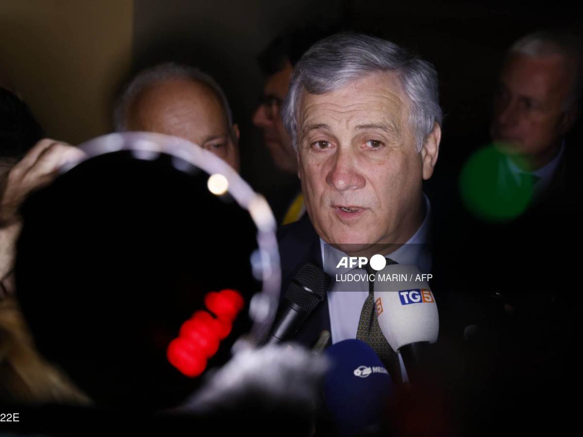 Foto: AFP | Tajani ha condenado previamente la situación en Irán como una "vergüenza inaceptable". protestas