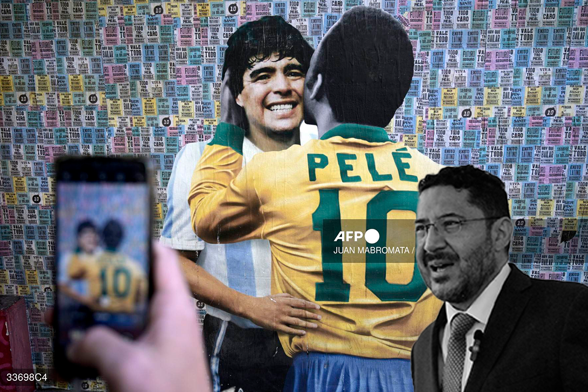 Foto: Especial | Describió al jugador como uno de los futbolistas más grandes del mundo. Pelé