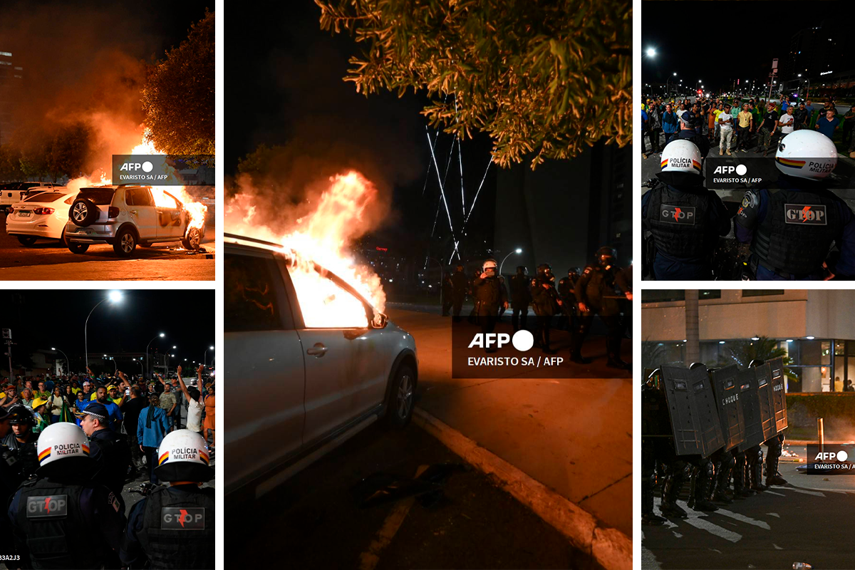 Foto: AFP | Los disturbios comenzaron tras la captura del José Acácio Serere Xavante.