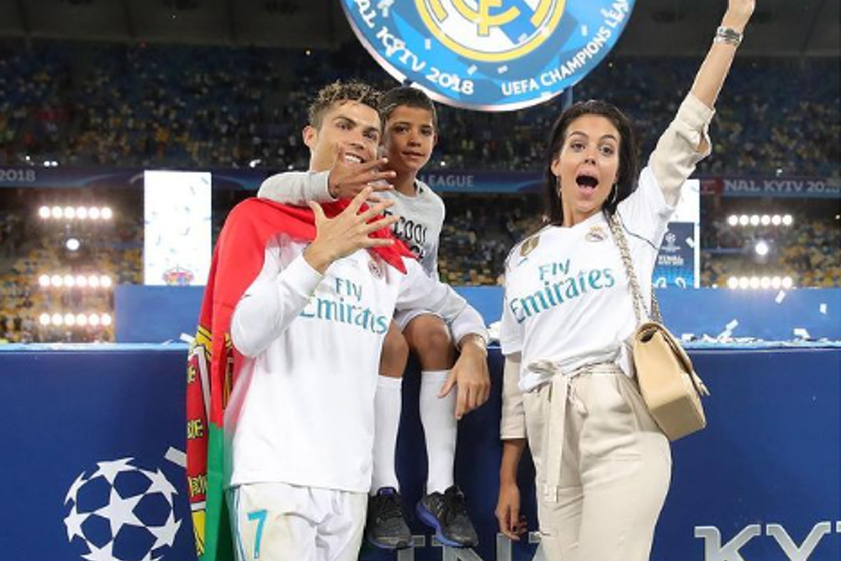 Foto: georginagio Instagram | Cristiano Ronaldo Jr. ficha con el Real Madrid.