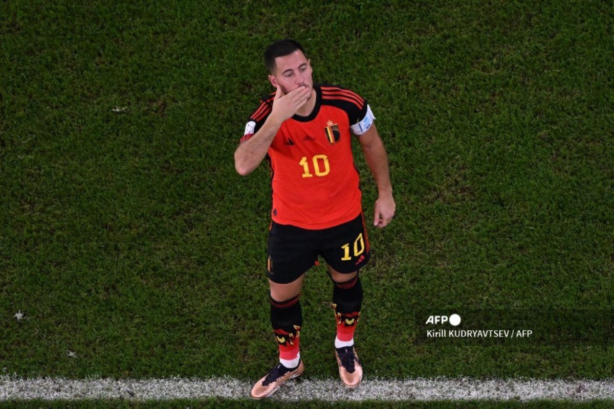 Foto:AFP|¡Se va! Eden Hazard anuncia su retiro del conjunto de Bélgica