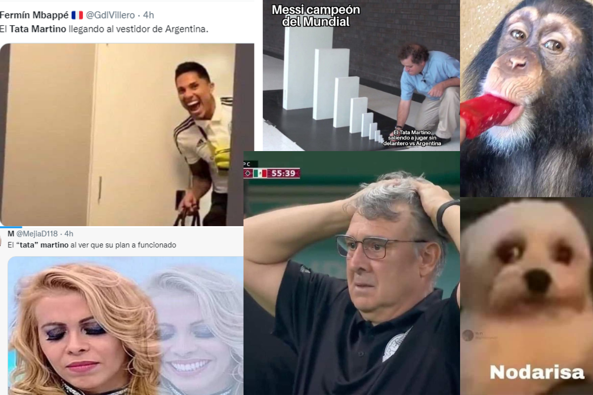 Foto:Redes sociales|Se burlan del “Tata” Martino tras el campeonato de Argentina en el Mundial de Qatar 2022