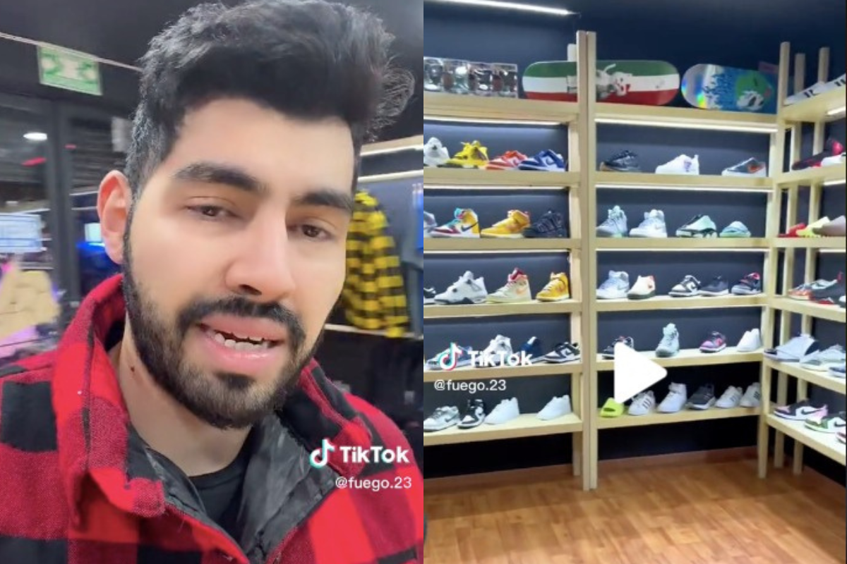 Foto:Captura de pantalla|VIDEO: “¡Nos robaron todo a punta de pistola!”Asaltan tienda de Sneakers en La Roma