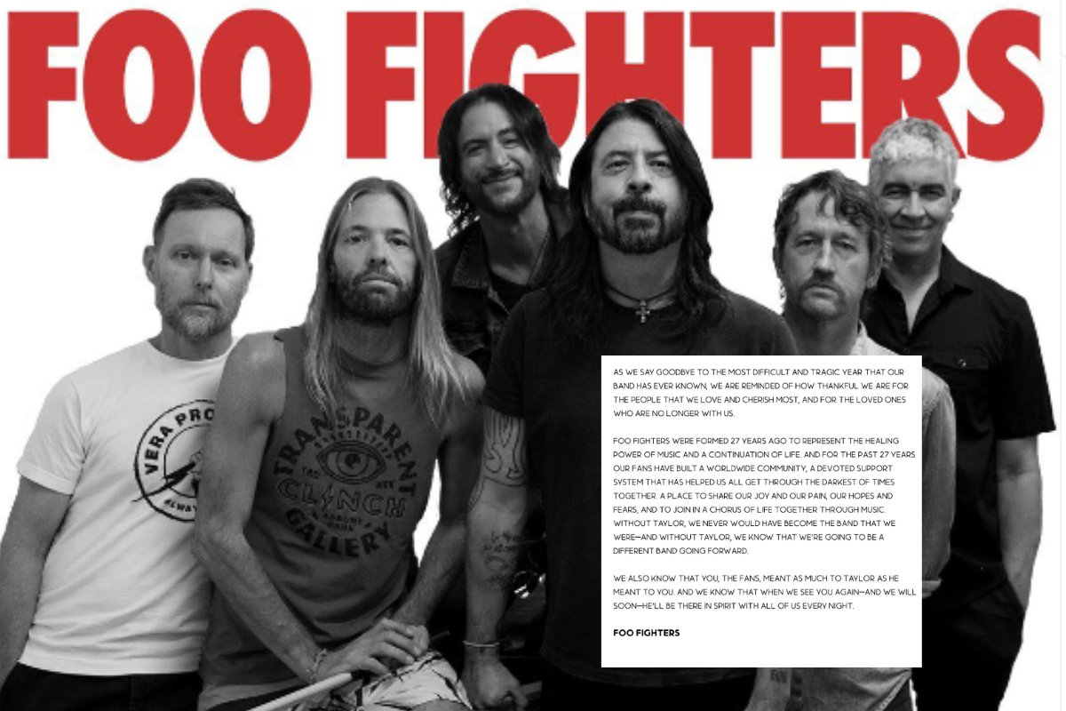 Foto:Instagram/@foofighters|“Él estará allí” Foo Fighters lanza mensaje para cerrar el 2022; hablan de Taylor Hawkins