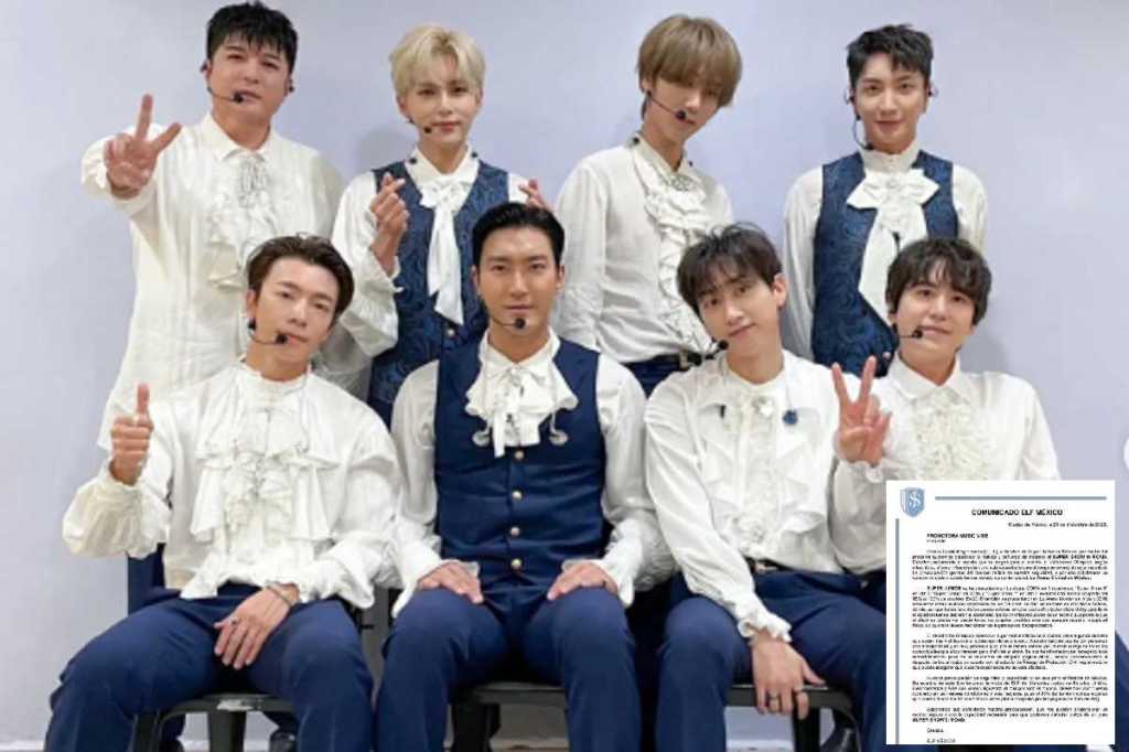 Fandom de la banda Super Junior lanzaron un comunicado para cambiar el recinto del concierto en la CDMX