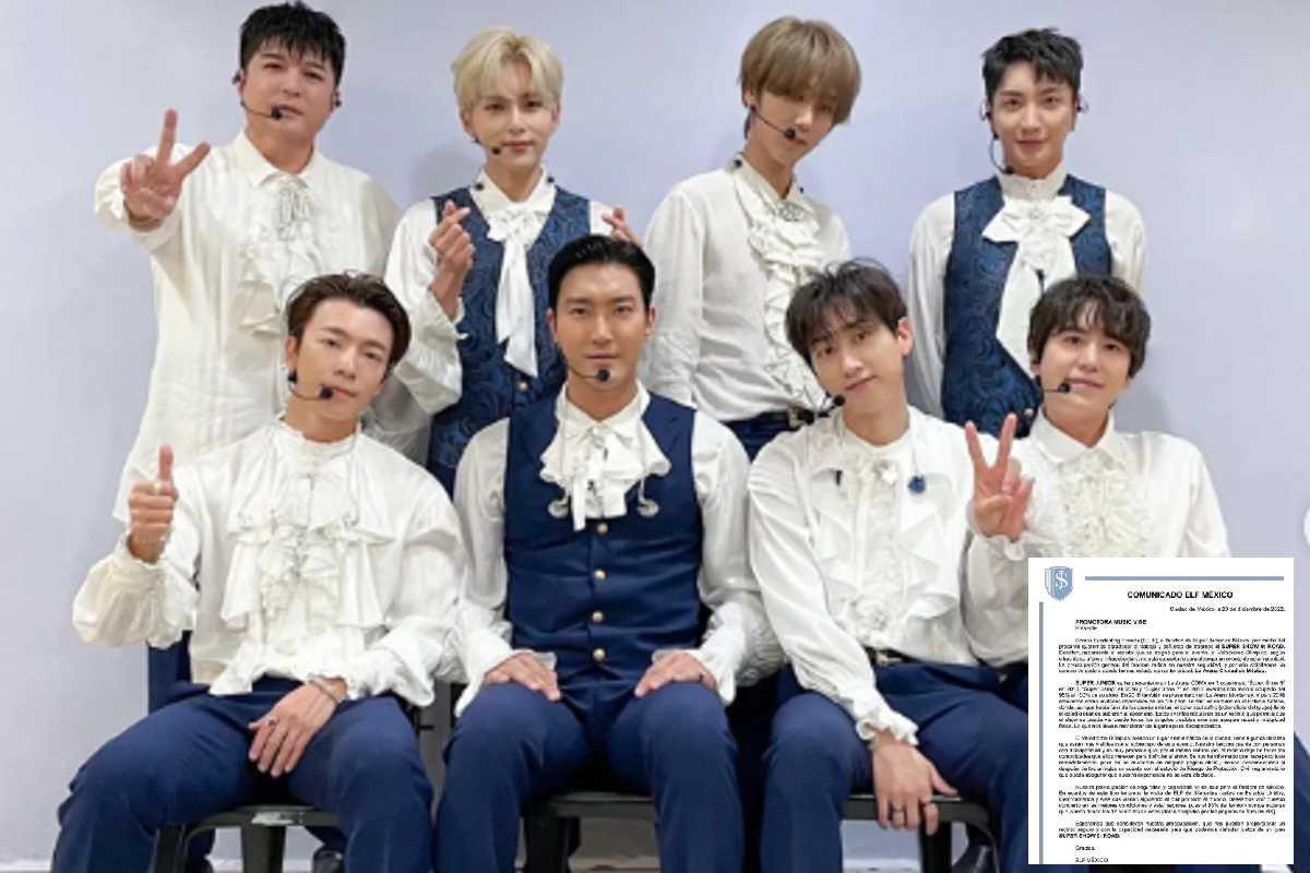 Fandom de la banda Super Junior lanzaron un comunicado para cambiar el recinto del concierto en la CDMX