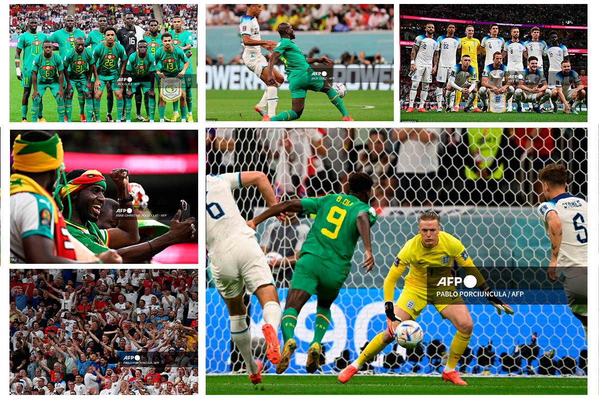 Fotos: AFP | Continúan los octavos de final, ahora con el partido entre Inglaterra y Senegal.