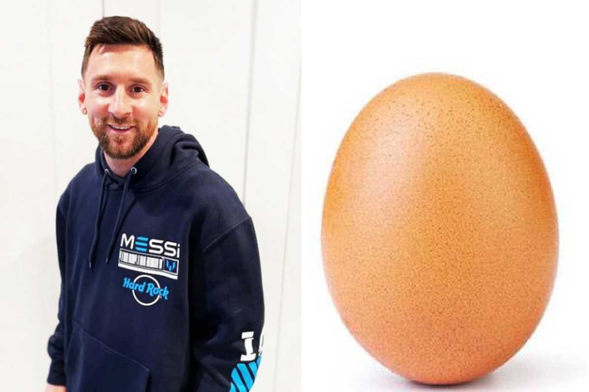 Messi desbancó la imagen de un huevo con más me gusta en Instagram, tras llevarse la Copa en el Mundial en Qatar