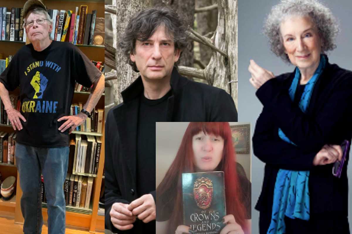 Stephen King, Margaret Atwood y Neil Gaiman consuelan en Twitter a escritora que presentó de su primer libro solo con dos personas
