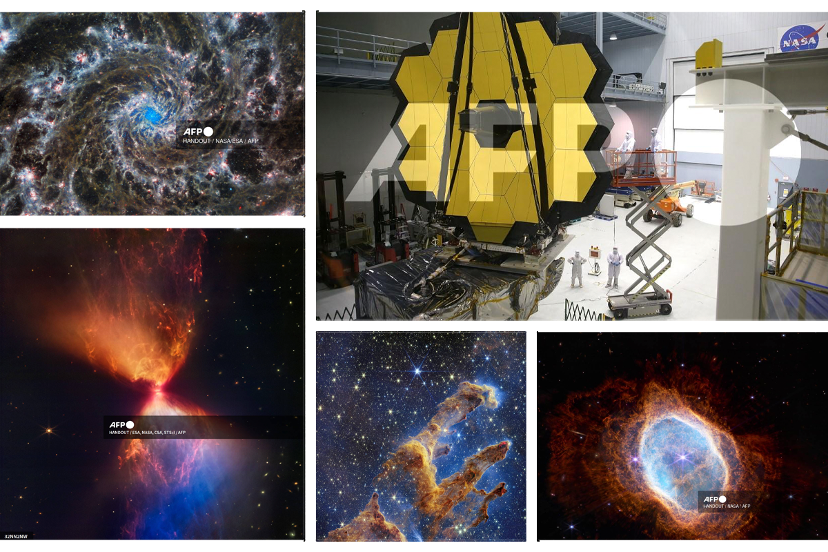 Foto: AFP | El Telescopio Espacial James Webb iluminó el 2022 con deslumbrantes imágenes del universo primitivo