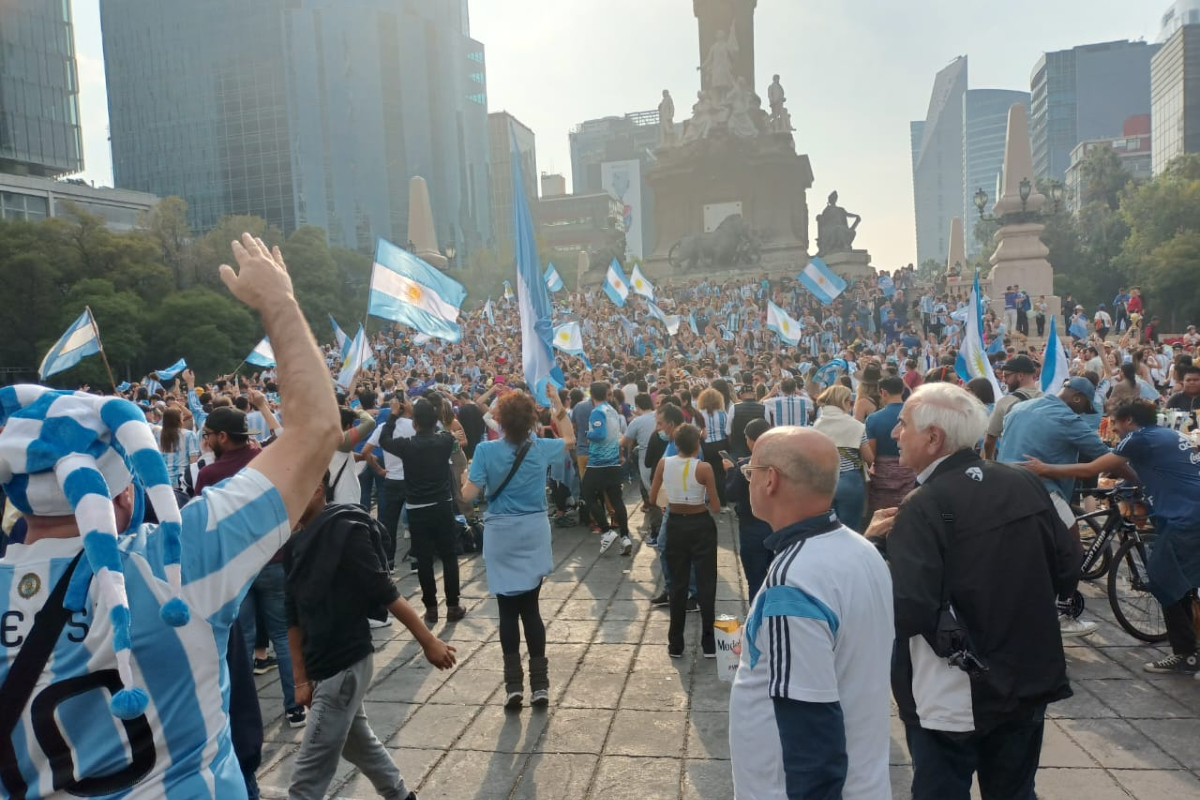 Foto: Miroslava Callejas | Argentina, Mundial, Qatar, Ángel de la Independencia.