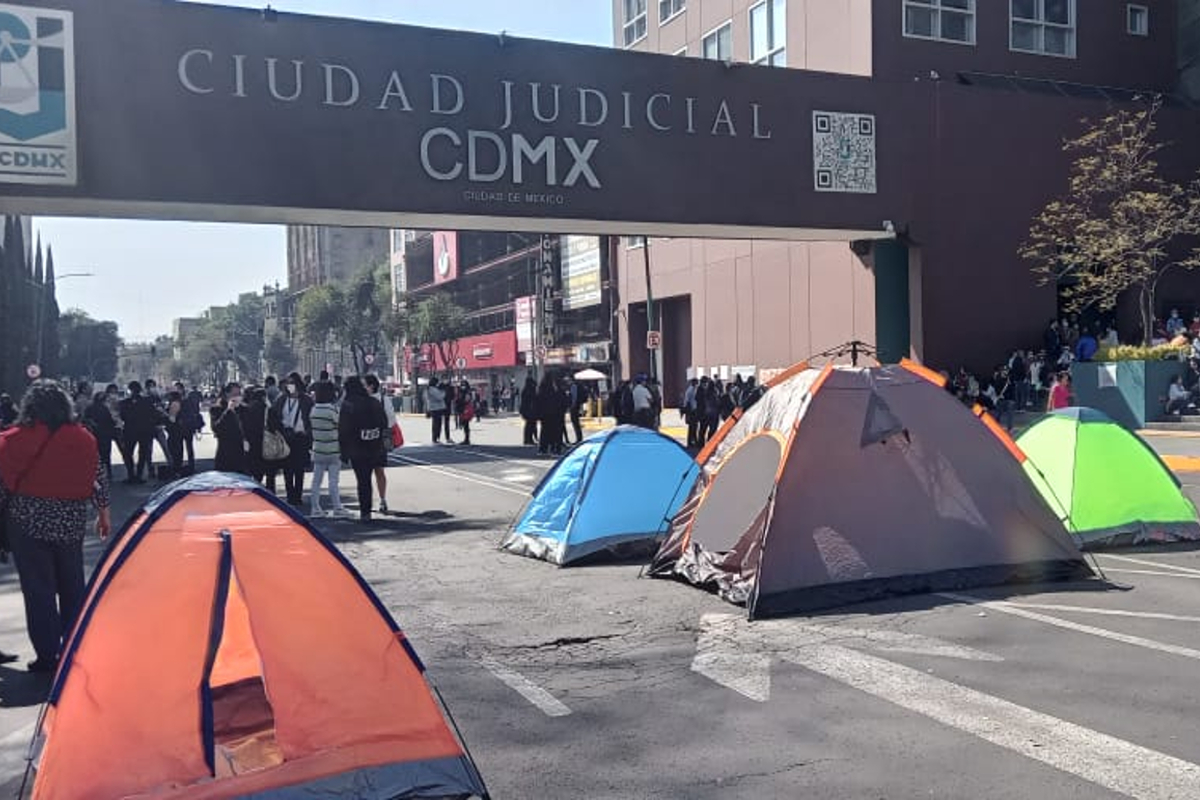 Ángel Ortíz | Mantienen bloqueos en PJCDMX.