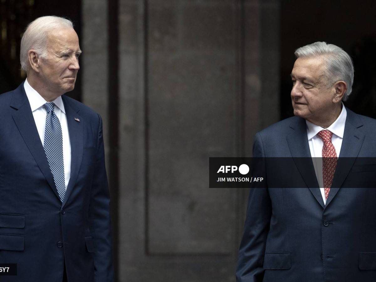 AMLO recibió hoy a Joe Biden en Palacio Nacional para la Cumbre de Líderes.