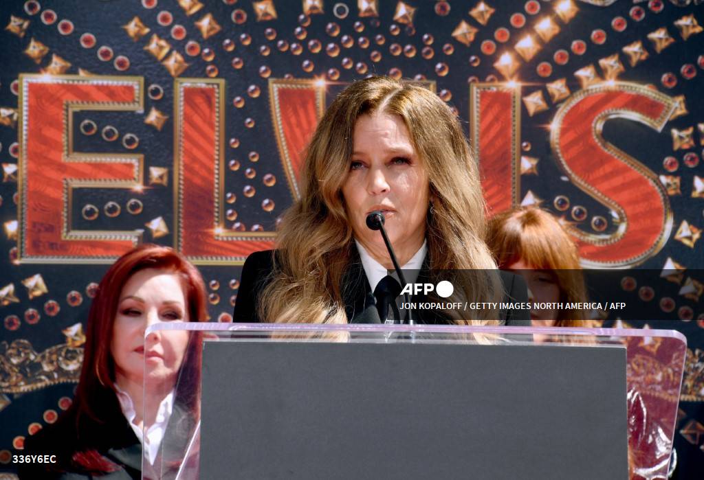 Foto: AFP | Lisa Marie Presley, cantante y compositora, es madre de tres hijos.