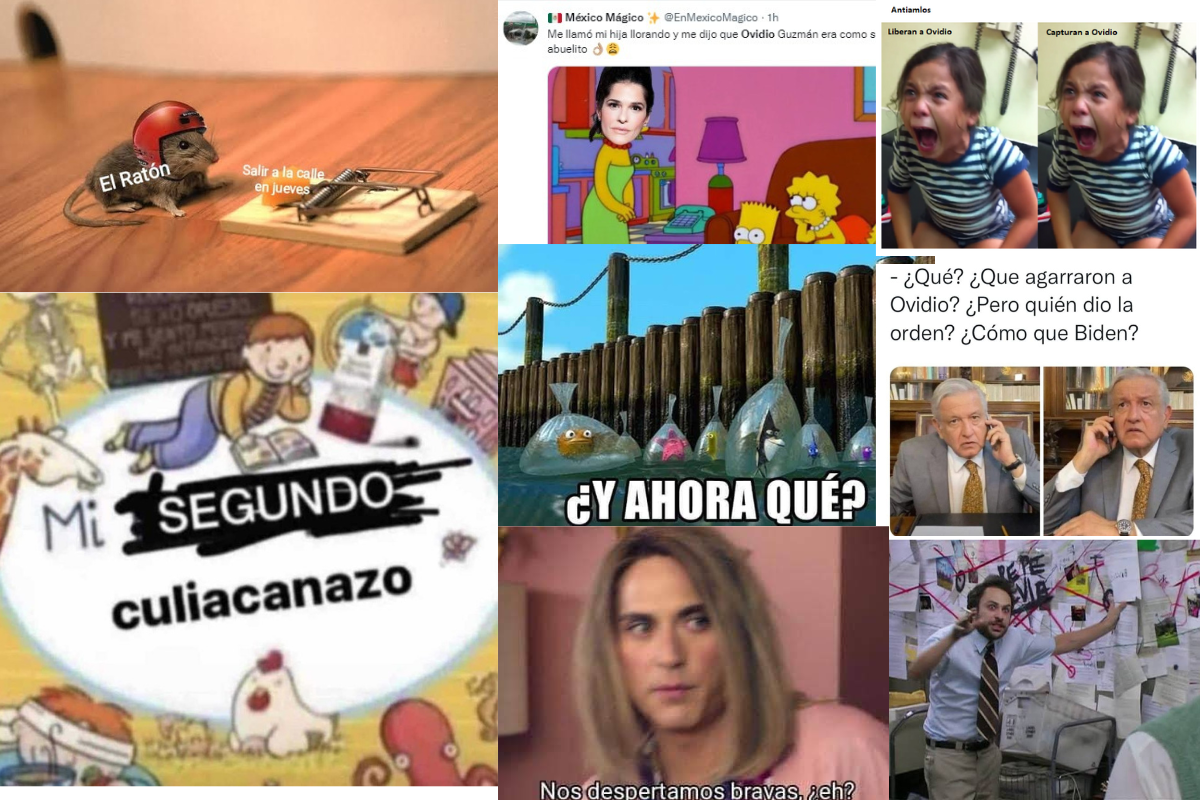 Foto:Reedes sociales|Estos son los mejores memes sobre la detención de Ovidio Guzmán