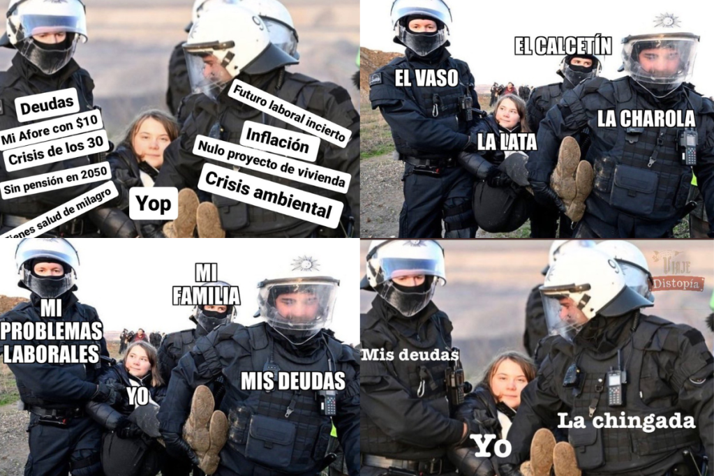 Foto:Redes sociales|Estos son los mejores memes que ha dejado la detención de Greta Thunberg
