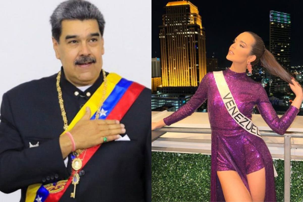Foto:Instagram/@amandadudamel y @nicolasmaduro|Nicolás Maduro asegura que le robaron el titulo de Miss Universo a Venezuela