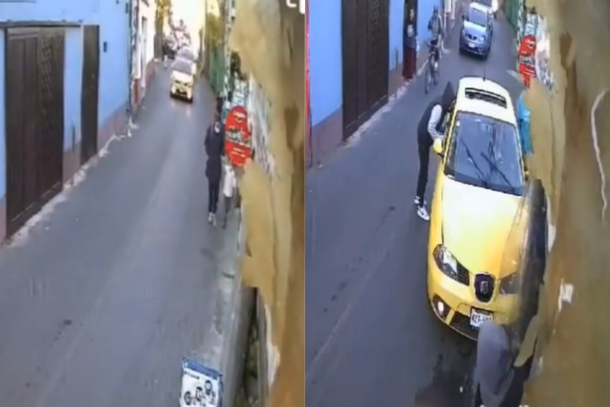 Foto:Captura de pantalla|VIDEO: ¡Imágenes fuertes! Conductor en presunto estado de ebriedad atropella a una mujer y su hija