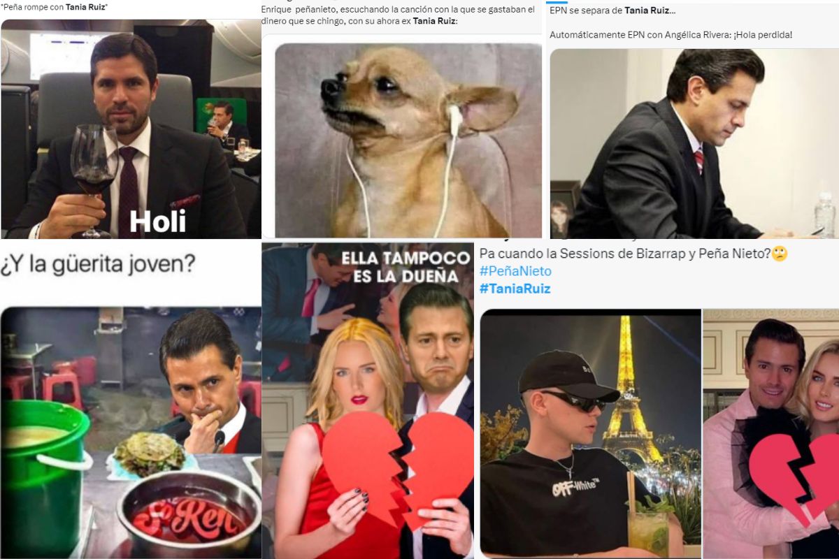 Estos son los mejores memes que dejó la ruptura del expresidente de México, Enrique Peña Nieto con la modelo Tania Ruiz