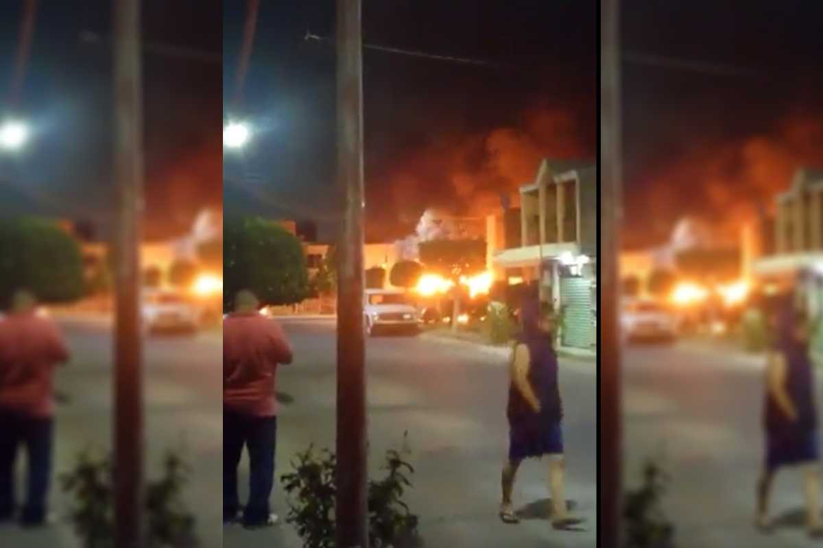 La noche de este lunes se registraron incendios, bloqueos y disparos en varios puntos de Guanajuato.