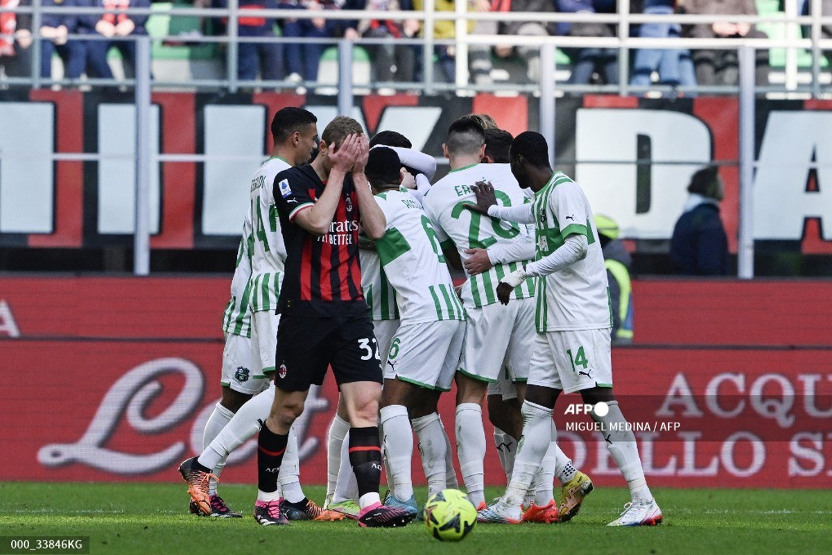 AFP | Milan cae goleado 2-5 por Sassuolo.
