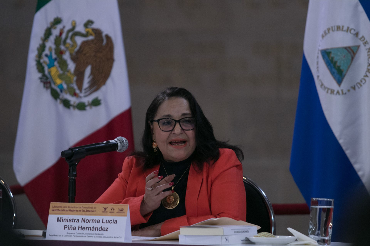 La ministra Norma Piña reconoció que le envío mensajes al senador Alejandro Armenta.