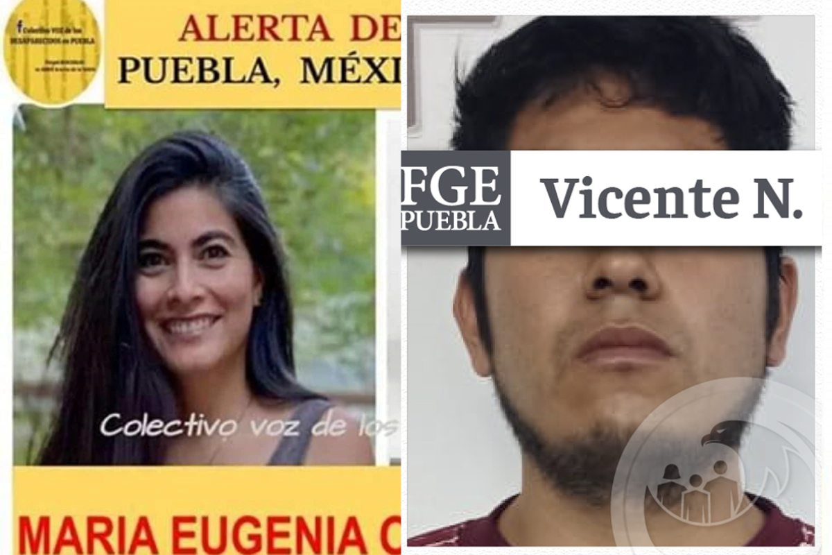 Fiscalía Puebla | Cae albañil señalado como presunto homicida de la activista María Eugenia Ocampo.