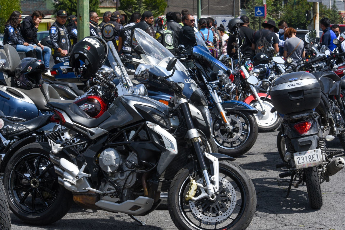 Cuartoscuro | Reanudan operativos para motociclistas en la capital.