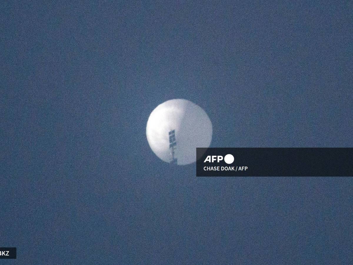 Foto: AFP / Chase Doak | globo La nave llevaba varios días volando sobre Estados Unidos, aumentando las tensiones entre Washington y Pekín.
