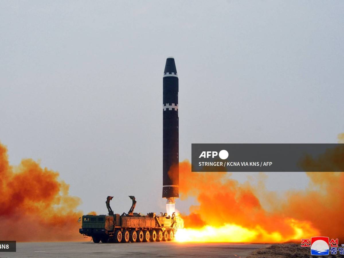 Foto: AfP | El lanzamiento realizado la tarde del sábado fue condenado por Corea del Sur.