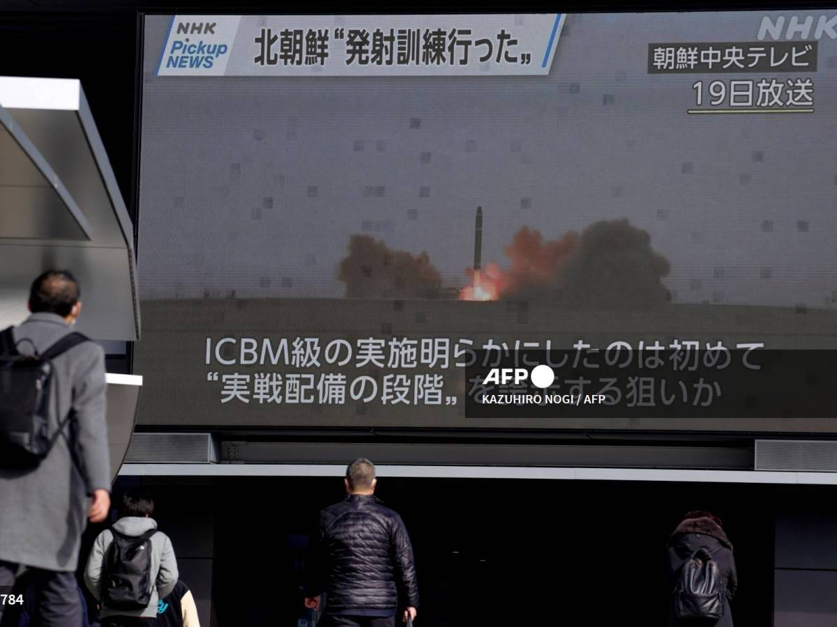 Foto: AFP | Corea Fue su segundo lanzamiento en 48 horas, luego de que el sábado disparó uno de sus poderosos misiles balísticos.