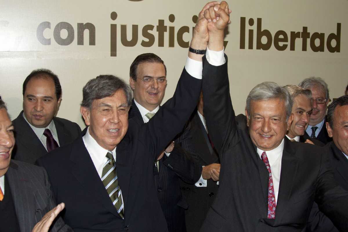 AMLO se disculpó con Cuauhtémoc Cárdenas luego de que éste se deslindara de Mexicolibre.