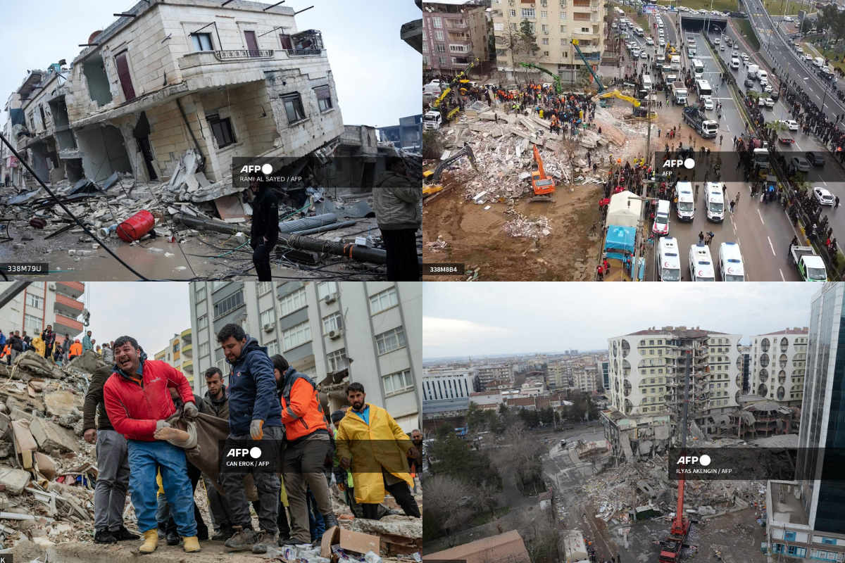 Checa aquí las imágenes más sorprendentes sobre el fenómeno natural ocurrido en Turquía y Siria