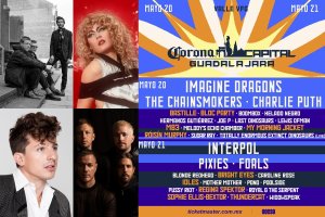Interpol, Róisín Murphy, Charlie Puth e Imagine Dragons al Corona Capital Guadalajara. Noticias en tiempo real
