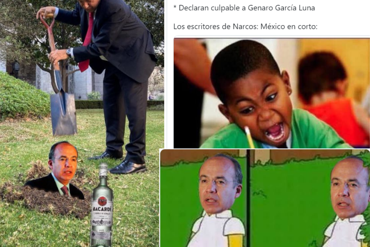 Foto:Redes sociales|Estos son los memes que surgieron tras ser declarado culpable Genaro García Luna