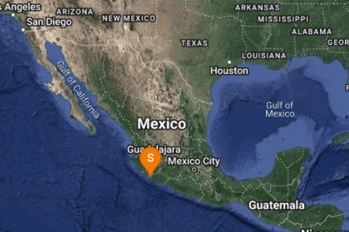 Foto:Twitter/@SismologicoMX|Se registra sismo de magnitud 4.6 en Colima