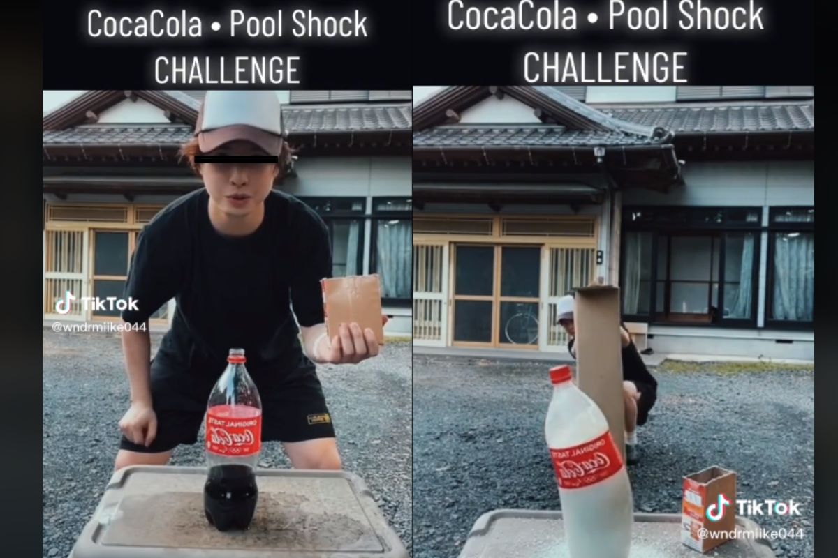 Advierten del "Coca Cola -Pool Shock" el nuevo reto de TikTok con el que se crean "bombas"