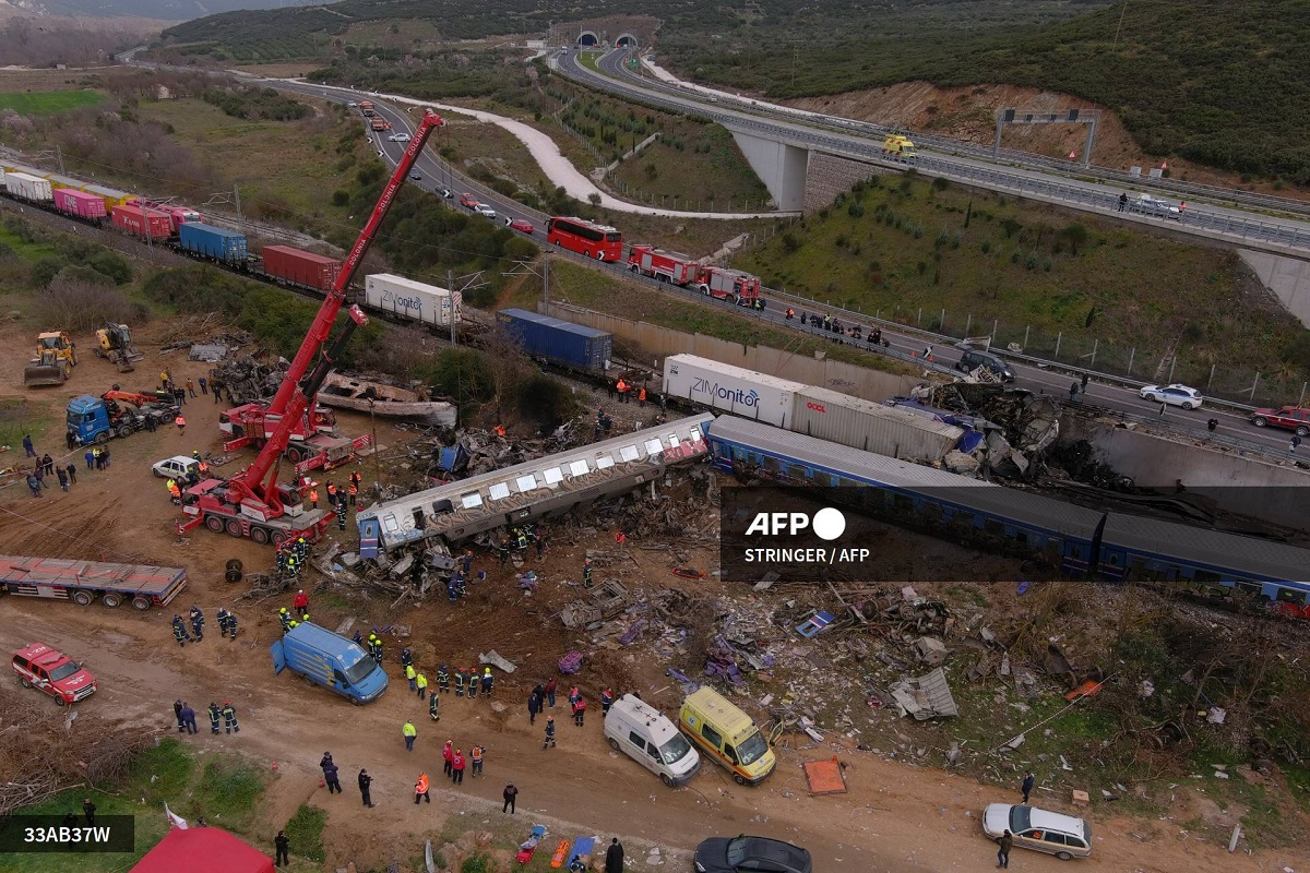 Después de la colisión de trenes en Grecia, estos han sido los peores accidentes ferroviarios