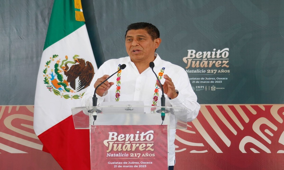 El gobernador de Oaxaca, Salomón Jara presidió la reunión de la Conago en su entidad.