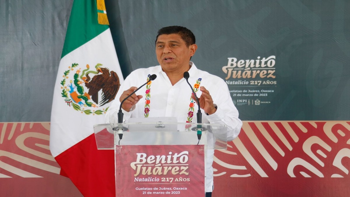 El gobernador de Oaxaca, Salomón Jara presidió la reunión de la Conago en su entidad.