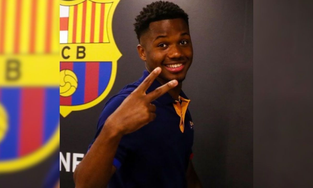 Foto:Instagram/@ansufati|“Merece jugar más” Papá de Ansu Fati confiesa que se llevaría a su hijo del Barcelona