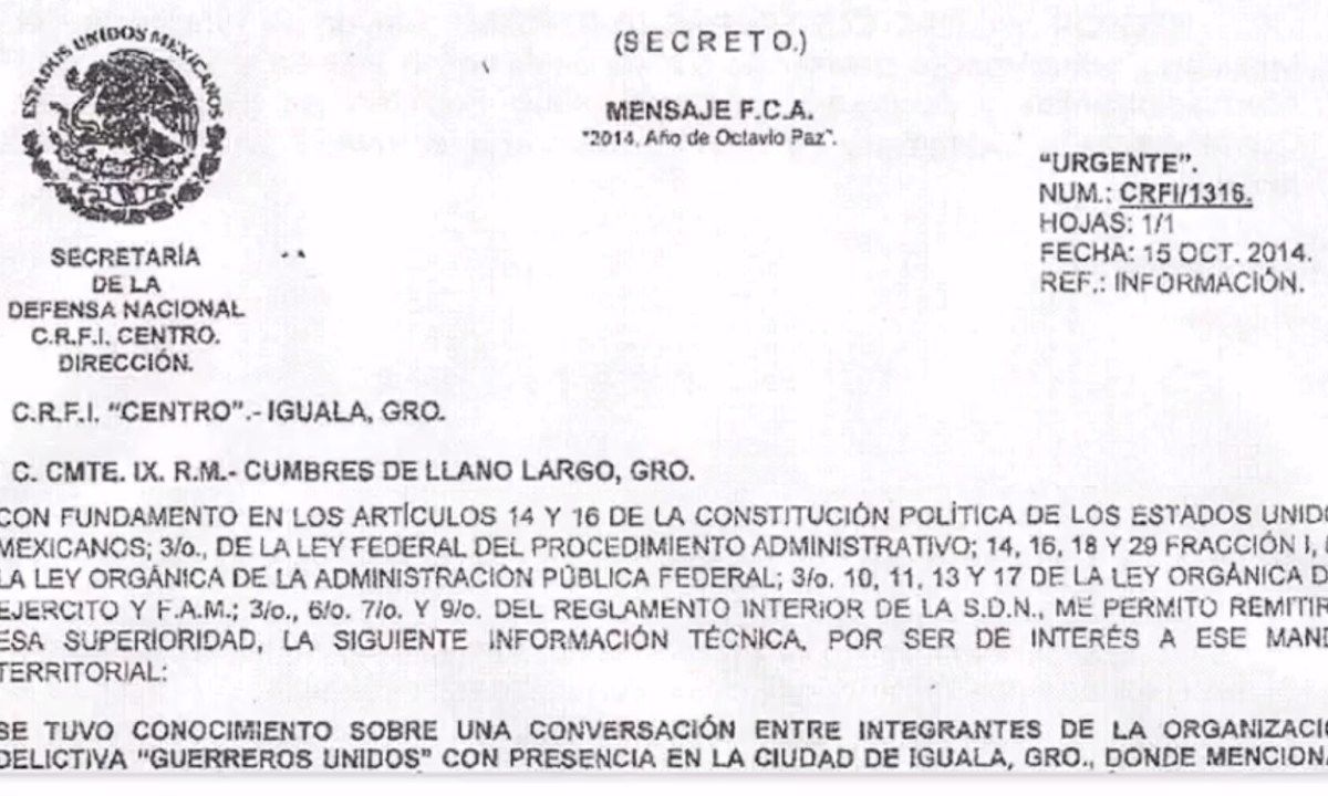 El GIEI de Ayotzinapa denunció obstrucciones por parte de la Sedena para acceder información del caso.