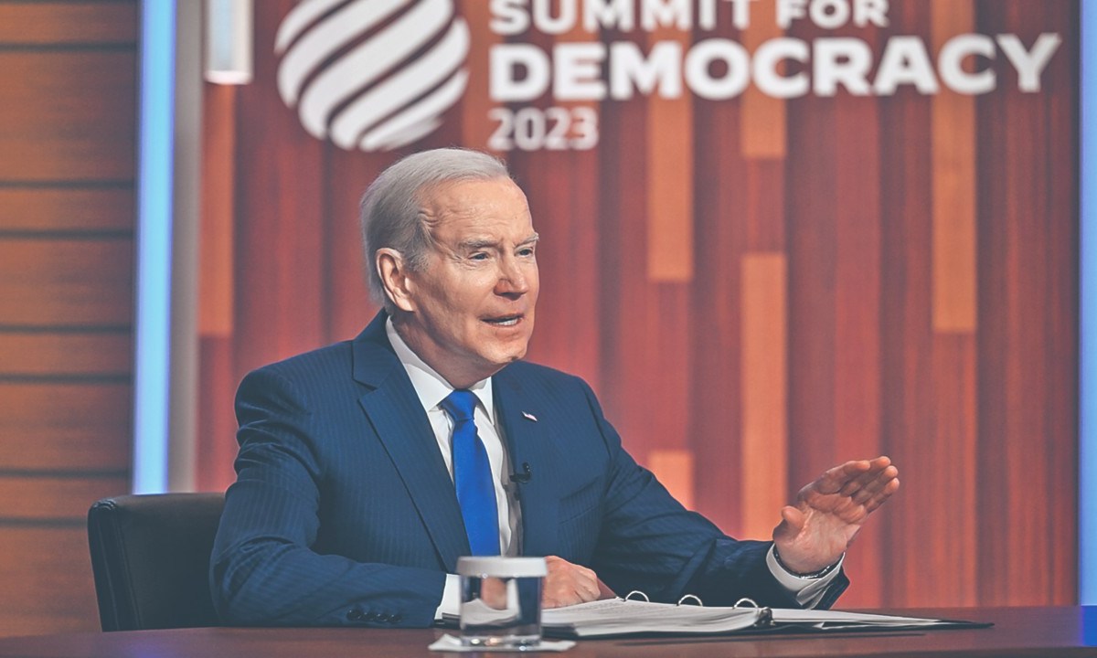 Joe Biden, presidente de Estados Unidos, observó "un punto de inflexión" en favor de la democracia en el mundo ante varios desafíos