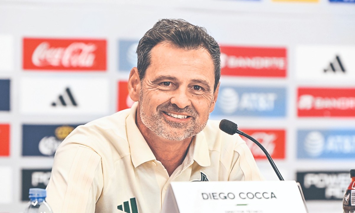 Diego Cocca, DT de la selección mexicana de fútbol.