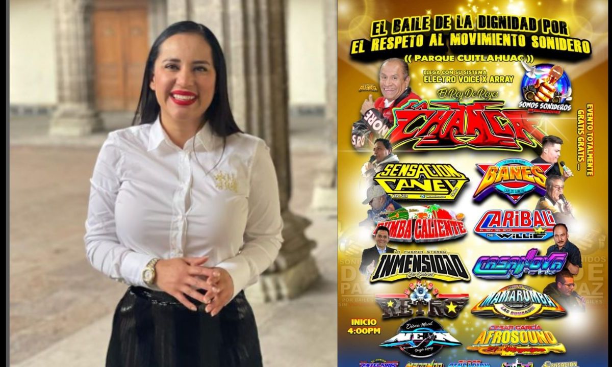 El Sonido "La Changa" realizará baile alternativo junto a otras agrupaciones tras rechazar la invitación de la alcaldesa, Sandra Cuevas. 
