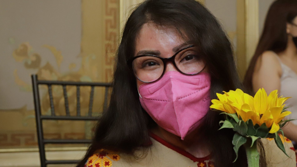 Foto: Cuartoscuro| “No más ácido” María Elena Ríos convoca a la marcha del 8M