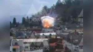 VIDEO: Explosión por pirotecnia en Metepec deja un muerto. Noticias en tiempo real