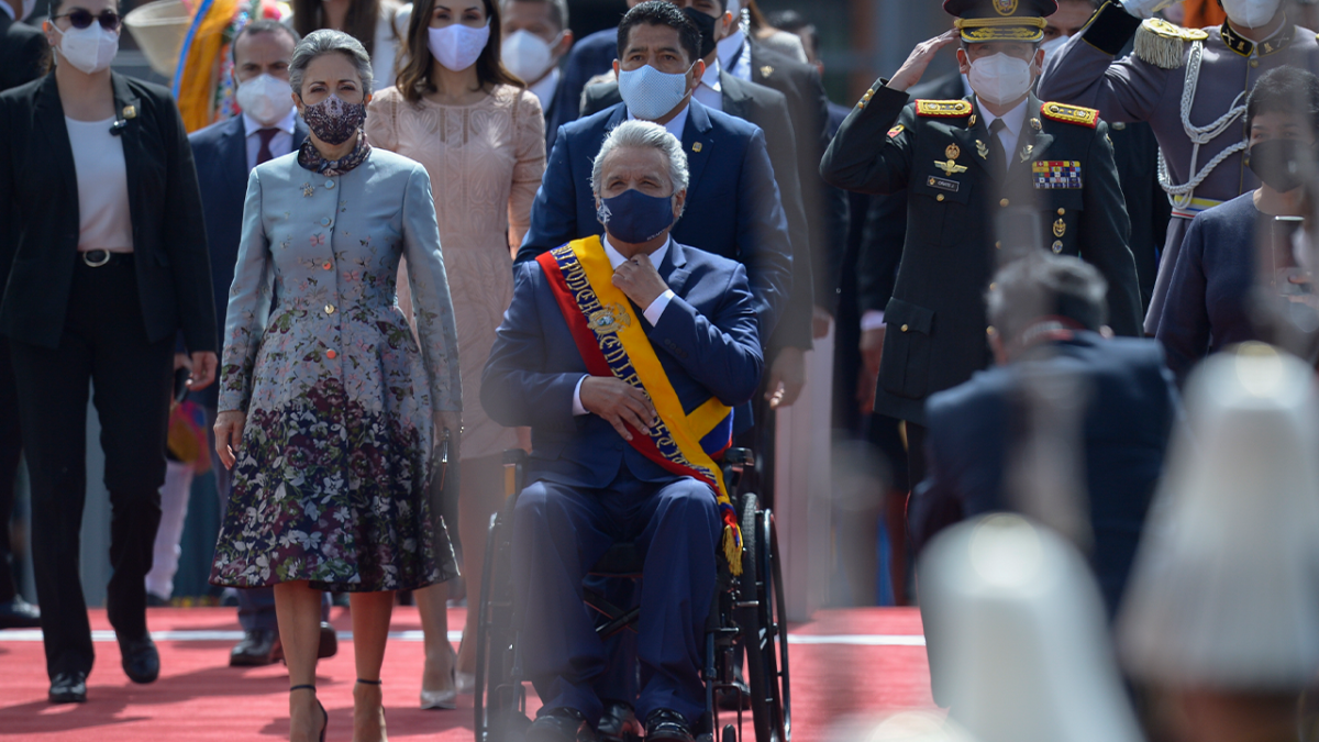 Foto: AFP / Ecuador El expresidente de Ecuador tiene 69 años y se moviliza en una silla de ruedas.